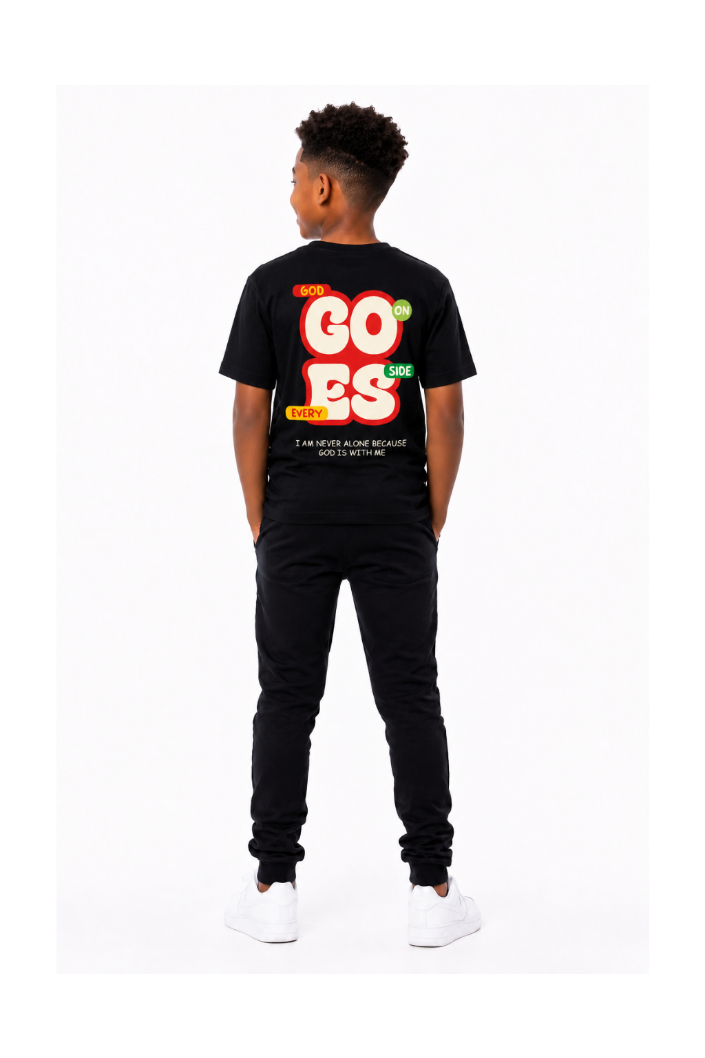 GOES Never Alone Kids T-shirt