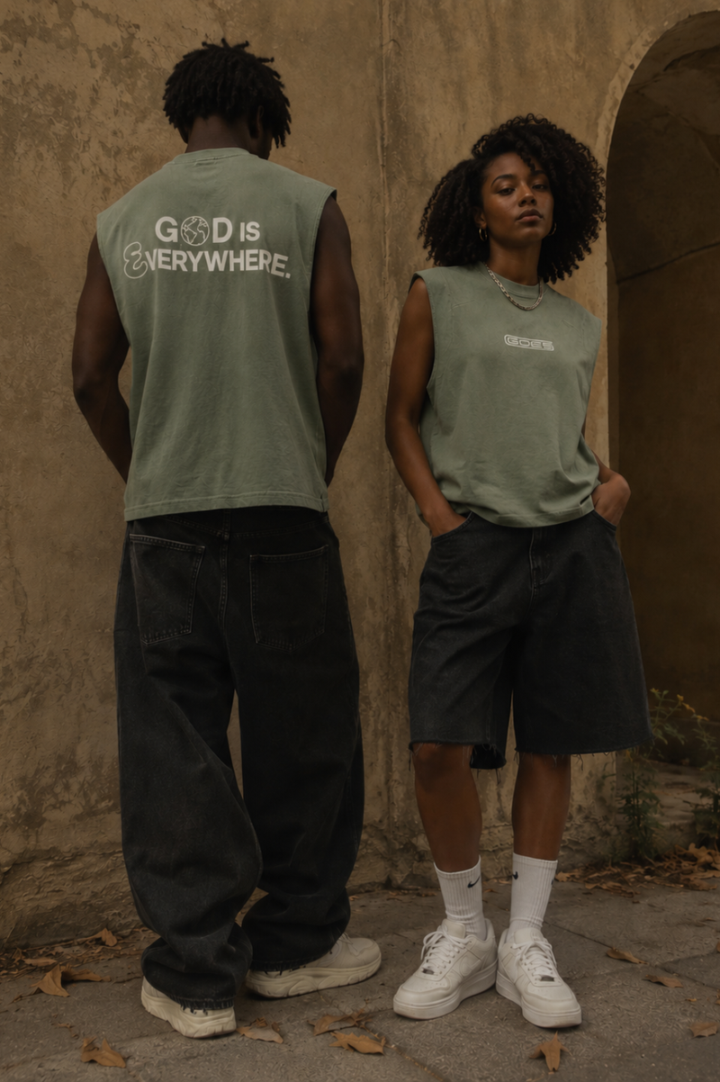 God Is Everywhere Sleeveless T-shirt | God On Every Side